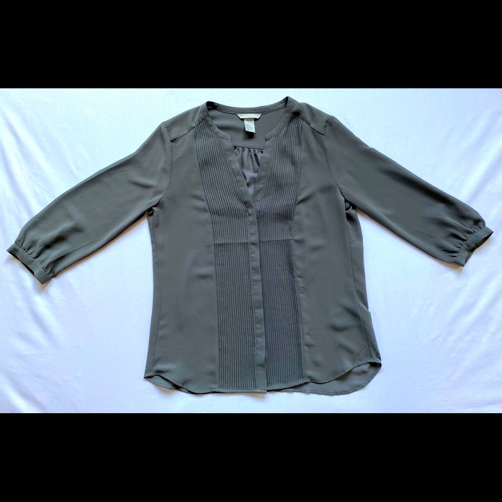 Terrific Gray H&M Blouse